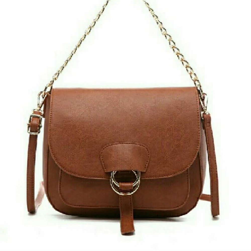 Pink Haley Crossbody Bag - Brown
